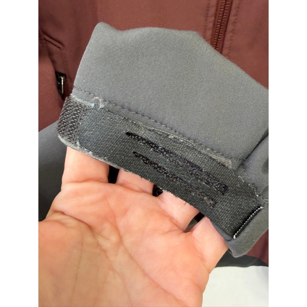 The North Face Apex Bionic Softshell Jacket Maroon Gray Hiking Women's - Picture 5 of 9